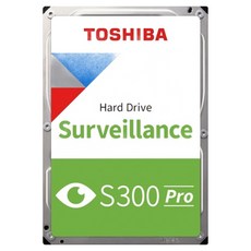 TOSHIBA 東芝 S300 PRO CCTV監控用硬碟 7200RPM CMR方式 512MB緩衝硬碟, HDWTA1, 10TB