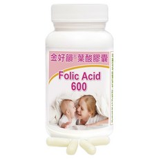 Healthwomen 赫而司 金好韻葉酸膠囊 鈣備孕/孕前補養配方, 1罐, 90顆