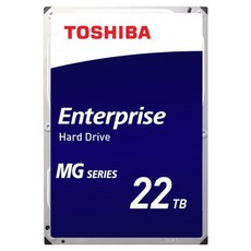 TOSHIBA 東芝 Enterprise企業用硬碟 7200RPM CMR方式 512MB緩衝, 22TB, MG10AFA22TE