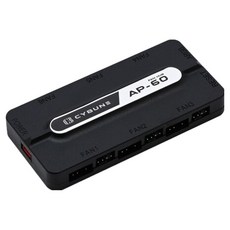 機殼散熱器 AP-60 ARGB FAN HUB, 黑色, 1個, AP-60 ARGB 風扇集線器