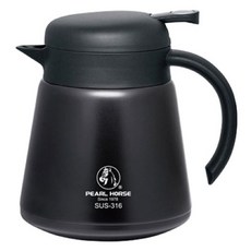Pearl Horse 寶馬 316不鏽鋼保溫咖啡壺 SHW-CF-800-B, 黑色, 1個, 800ml