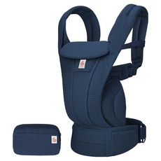 ergobaby Omni Deluxe網狀嬰兒背帶, 午夜藍