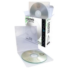 Comwood CD/DVD軟質超薄盒 半透明 5mm, CW-SC10, 10個