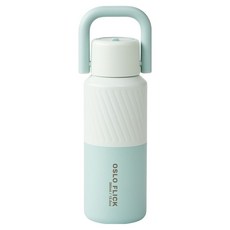 오슬로 플릭 텀블러, 민트 + 그린, 380ml, 1개