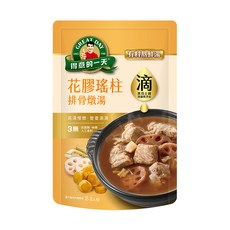 得意的一天 花膠瑤柱排骨燉湯, 1包, 700g