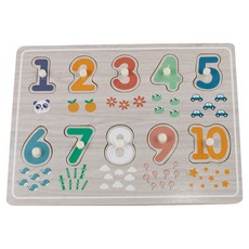 High Panda扣子拼圖數字遊戲, 10片, 1個