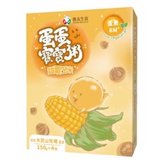 飯友 蛋蛋寶寶粥 4包, 600g, 甜栗玉米, 1盒