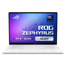 에이수스 2025 ROG 제피러스 G16 코어Ultra9 인텔 14세대 지포스 RTX 5070, 플래티넘 화이트, 2TB, 32GB, WIN11 Home, GU605CP-QR025W