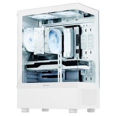 주연테크 2025 마린 라이젠5 라이젠 5000 시리즈 지포스 RTX 5050, 화이트, 16GB, 512GB, Free DOS, D35655-W