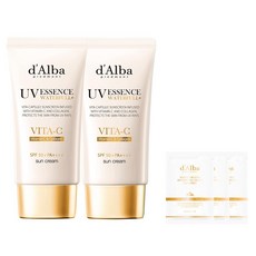 달바 비타 캡슐 안티에이징 선크림 SPF50+ PA++++ 2p 세트, 50ml, 1세트