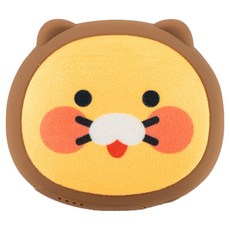카카오프렌즈 포근 양면발열 손난로 보조배터리 5000mAh, 춘식이 브라운, WKFPB-HM-FACEFB-CHOONSIK-BR