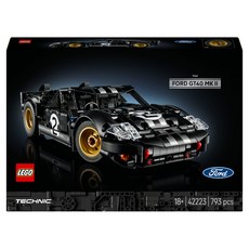 레고 테크닉 1966 포드 GT40 MKII 레이스카 42223, 혼합색상, 1개