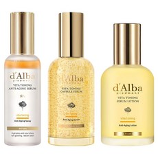 달바 비타 톤업광채 비타 미스트 70ml + 캡슐 세럼 100ml + 로션 100ml 세트, 1세트