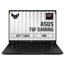 에이수스 2026 TUF 게이밍 A14 라이젠7 라이젠 200 시리즈 지포스 RTX 5060, 예거 그레이, 2TB, 16GB, Free DOS, FA401UM-RG006
