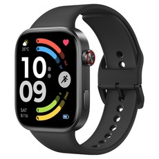 샤오미 Xiaomi 레드미 스마트워치 6, 옵시디언 블랙, 52.58mm, GPS + 블루투스