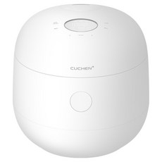 쿠첸 더 동글 미니 보온 밥솥 6인용, 퓨어화이트, CRM-H0640FPW