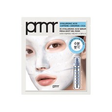 프리메라 쓰리씨-히알루론산 세럼 메가 샷 겔마스크 36g, 1개, 1개입