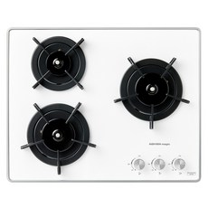 나비엔 빌트인 컬러범랑 가스레인지 3구 펄 화이트 560장, LNG, GRB-6603ND
