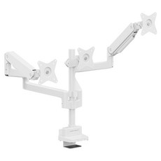 카멜마운트 프리미엄 트리플 모니터 거치대 CMA2TW, 화이트, 1개