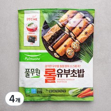 풀무원 롤유부초밥, 280g, 4개