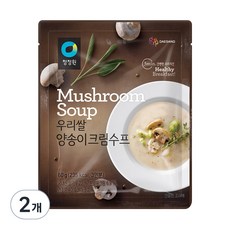 청정원 우리쌀 양송이 크림수프, 60g, 2개