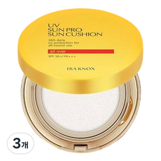 이자녹스 UV 선 프로 365 올 오버 빅 선 쿠션 SPF50+ PA+++, 23g, 3개
