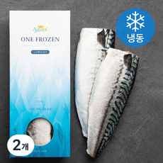 앤쿡 ONE FROZEN 노르웨이 고등어 (냉동), 2개, 525g - 앤쿡