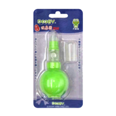 DOOBY大眼蛙 防逆流吸鼻器 綠色, 柔軟矽膠吸嘴, 避免鼻涕回流, 寶寶鼻腔清潔好幫手, 1個