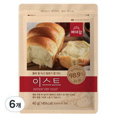 Baedaegam 酵母, 40g, 6個