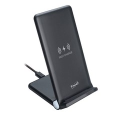 E-books B62 15W 快充四段折疊無線充電板, 黑色, 1盒