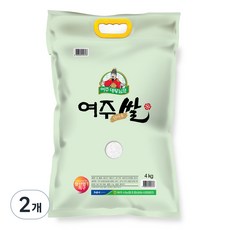 농협 여주 대왕님표 여주쌀 특등급 단아미, 4kg, 2개