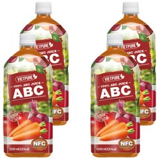 NFC ABC蔬果汁, 1L, 4瓶