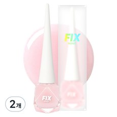 픽스서울 케라 베이스코트, 핑크, 8ml, 2개