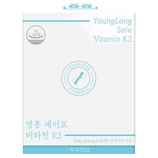 YoungLong 安全維生素 K2 16.8g, 30顆, 1個