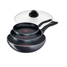 테팔 티타늄 익스피리언스 후라이팬 4종세트, 그레이, 프라이팬 20cm + 프라이팬 24cm + 볶음팬 28cm + 유리뚜껑 28cm