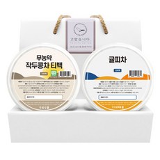 작월담 건강차 2종 선물세트, 1세트, 작두콩차 10p + 귤피차 10p