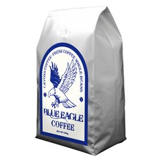LAYONS COFFEE 雷恩獅咖啡 BLUE EAGLE 咖啡豆, 1000公克, 中深烘培, 1kg, 1包, Whole Bean