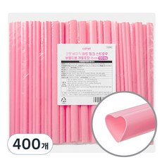 comet 基本愛心粉色吸管 泡泡茶用 21cm, 1入, 400件