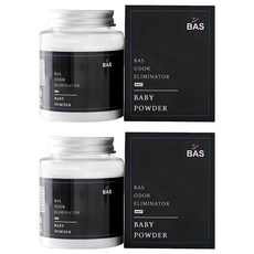 BAS 汽車除臭劑 Mini Plus 嬰兒爽身粉香氛, 160g, 2個