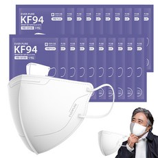 리벤스 에버퓨어 새부리형 황사방역마스크 특대형 KF94, 5개입, 20세트, 화이트 5개입, 20개, 화이트