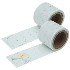 리훈 다정한마테 시계 마스킹테이프 30mm, 심플시계, 2개