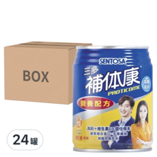 SENTOSA 三多 補体康高纖高鈣營養配方 240ml*24罐/箱