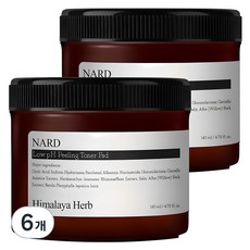 NARD 弱酸性去角質爽膚棉片 140ml, 70片, 6罐