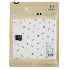 KU.KU Duckbill 酷咕鴨 KUKU PLUS 透氣肚圍-S, 面100%純棉，裡100%聚酯纖維，19 x 61cm, 極簡幾何