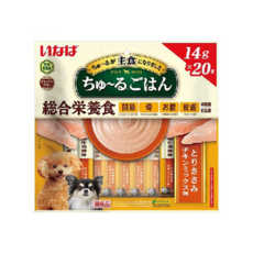 INABA Churu 犬用 綜合營養 肉泥, 鷄肉海鮮味, 280g, 1袋
