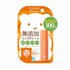 KISSME 奇士美 Mommy 親子護唇膏升級N, 100%食品級成分, 嬰幼兒/敏感肌適用, 滋潤雙唇, 2.5g, 1支