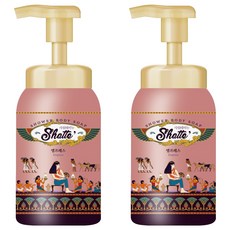 샤워때비누 버블 바디워시 엠프레스, 2개, 600ml