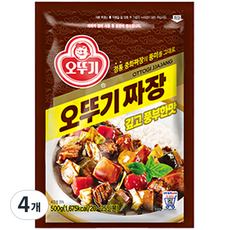 오뚜기 짜장 깊고 풍부한맛 과립형, 500g, 4개