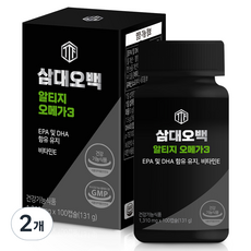 삼대오백 뉴트리커먼 알티지 rTG 오메가3 대용량 131g, 2개, 100정