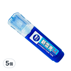 CKS 新雪克 修正液 環保速乾型 F1250M-1, 12g, 5個